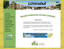Tablet Screenshot of luetenshof.de